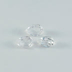 Crystal Quartz 1PC Chunky 15x20 MM Pear Faceted White Lustrous Semi Precious Loose Gemstone