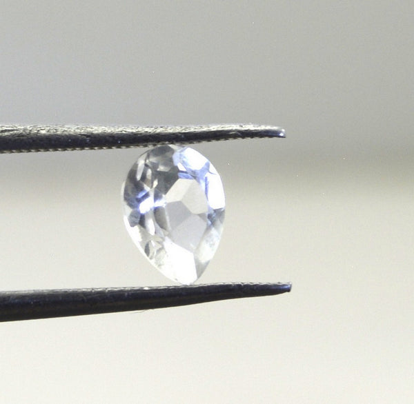 Crystal Quartz 1PC Large 10x14 MM Pear Faceted White Polished Semi Precious Loose Gemstones