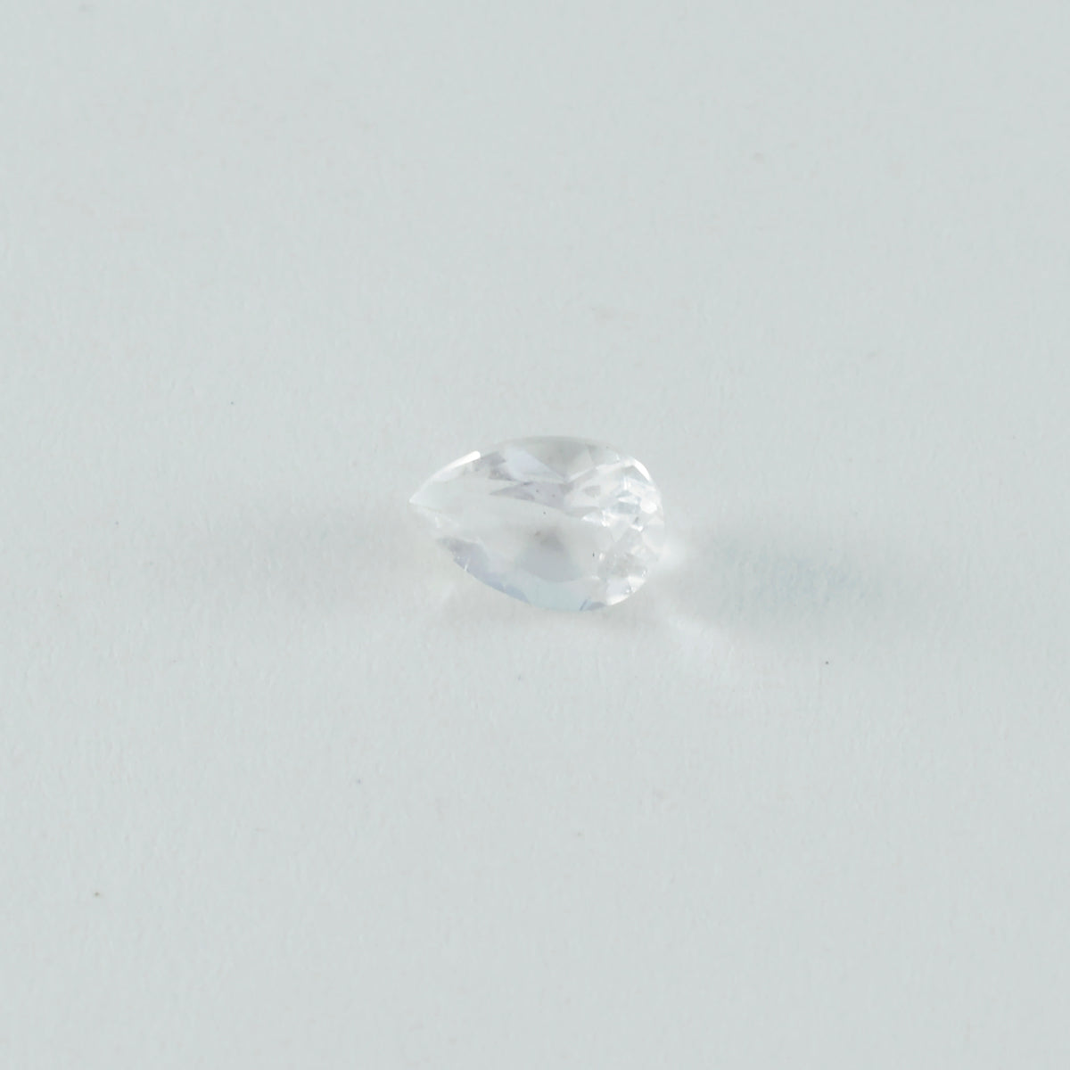 Crystal Quartz 1PC Chunky 12x16 MM Pear Faceted White Splendid Semi Precious Gems