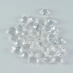 Crystal Quartz 1PC Small 6x9 MM Pear Faceted White Natural Semi Precious Gems