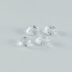 Crystal Quartz 1PC Large 8x12 MM Pear Faceted White Brilliant Semi Precious Loose Gems