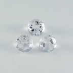 Crystal Quartz 1PC Large 12x12 MM Round Faceted White High Quality Semi Precious Loose Gems