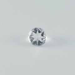Crystal Quartz 1PC Large 10x10 MM Round Faceted White Shine Semi Precious Loose Gemstones