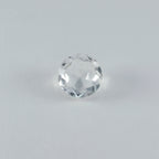 Crystal Quartz 1PC Chunky 13x13 MM Round Faceted White Natural Semi Precious Loose Gemstone