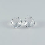 Crystal Quartz 1PC Chunky 13x13 MM Round Faceted White Natural Semi Precious Loose Gemstone