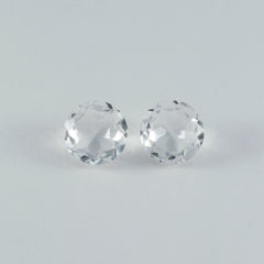 Crystal Quartz 1PC Chunky 13x13 MM Round Faceted White Natural Semi Precious Loose Gemstone