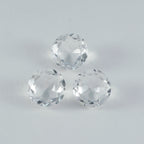 Crystal Quartz 1PC Chunky 14x14 MM Round Faceted White Genuine Semi Precious Loose Gemstones