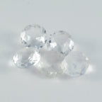 Crystal Quartz 1PC Chunky 14x14 MM Round Faceted White Genuine Semi Precious Loose Gemstones