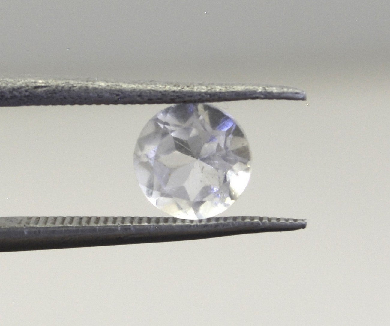 Crystal Quartz 10PC Tiny 5x5 MM Round Faceted White Sparkling Semi Precious Loose Gemstone