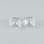 Crystal Quartz 1PC Tiny 5x5 MM Square Faceted White Sparkling Semi Precious Loose Gemstone