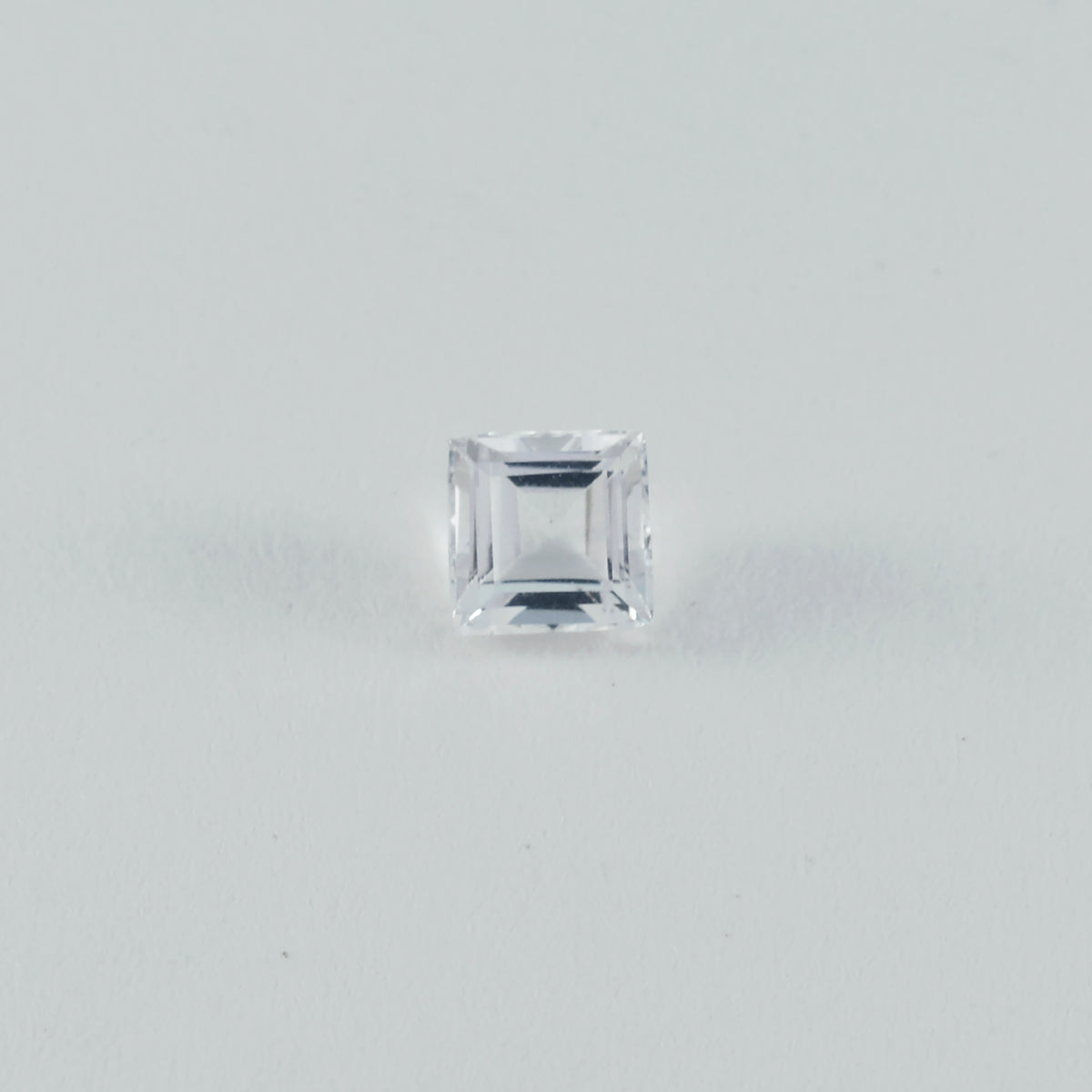 Crystal Quartz 1PC Large 10x10 MM Square Faceted White Shine Semi Precious Loose Gemstones