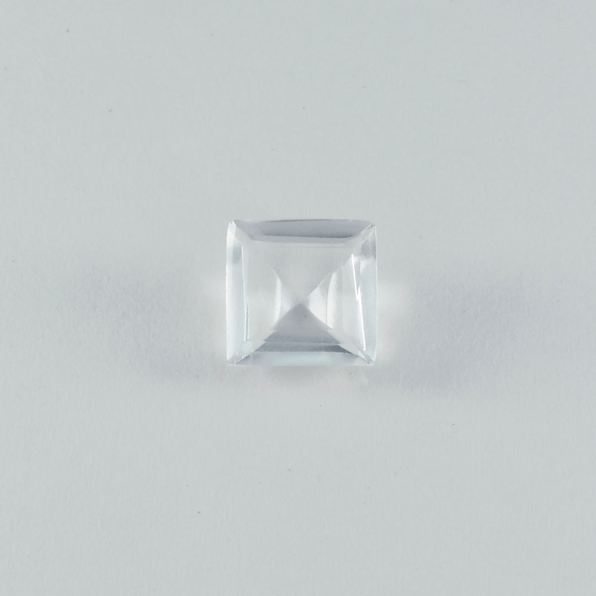 Crystal Quartz 1PC Chunky 14x14 MM Square Faceted White Genuine Semi Precious Loose Gemstones Image principale du produit