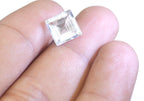 Crystal Quartz 1PC Large 11x11 MM Square Faceted White Fine Semi Precious Gems