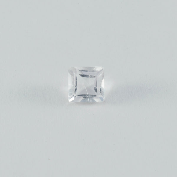 Crystal Quartz 1PC Chunky 16x16 MM Square Faceted White Pure Semi Precious Loose Gems