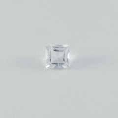Crystal Quartz 1PC Chunky 16x16 MM Square Faceted White Pure Semi Precious Loose Gems