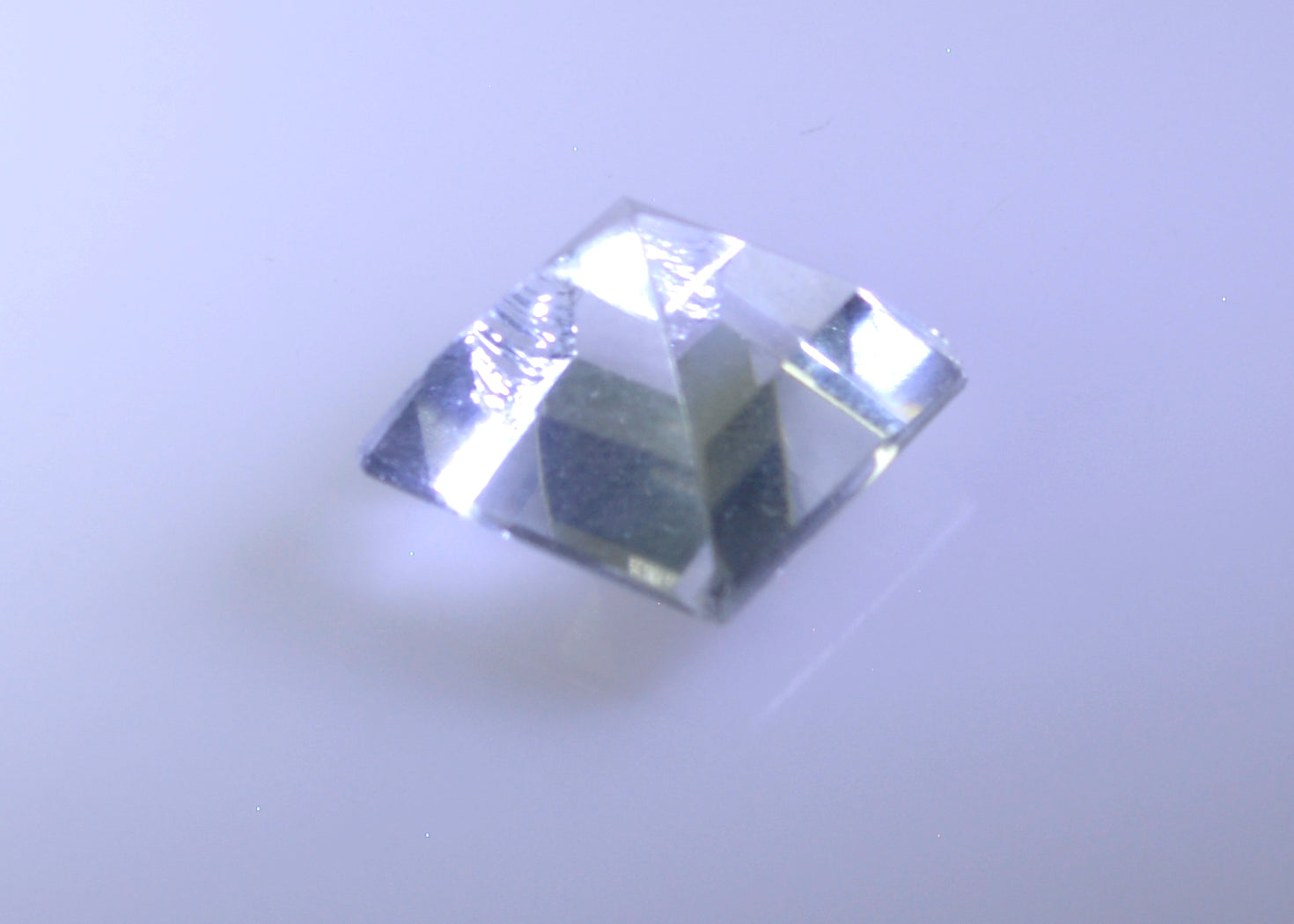 Crystal Quartz 10PC Tiny 3x3 MM Square Faceted White Fiery Semi Precious Gems