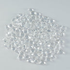 Crystal Quartz 1PC Small 8x8 MM Triangle Faceted White Luster Semi Precious Loose Gems