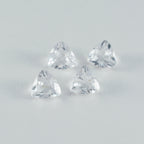 Crystal Quartz 1PC Large 11x11 MM Triangle Faceted White Fine Semi Precious Gems