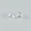 Crystal Quartz 1PC Tiny 6x6 MM Triangle Faceted White Polished Semi Precious Loose Gemstones