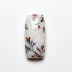 Dendrite Opal 1PC Medium 7x14 MM Baguette Cabochon White Genuine semi Precious Loose Gems