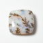 Dendrite Opal 1PC Small 8x8 MM Cushion Cabochon White Fiery semi Precious Loose Gemstone
