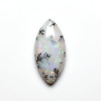 Dendrite Opal 1PC Small 5x10 MM Marquise  Cabochon White Superior semi Precious Semi Precious Gemstone