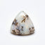 Dendrite Opal 1PC Small 7x7 MM Triangle Cabochon White Pure semi Precious Loose Gemstones