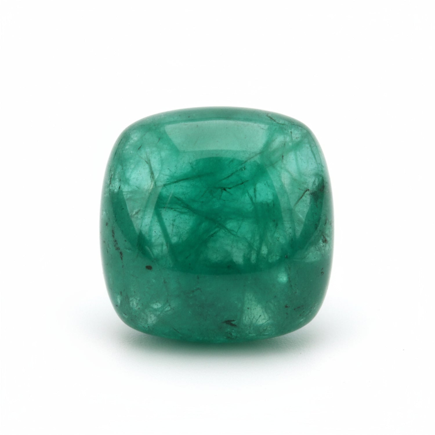 Emerald 10PC Tiny 4x4 MM Cushion Cabochon Green Splendid Precious Gems