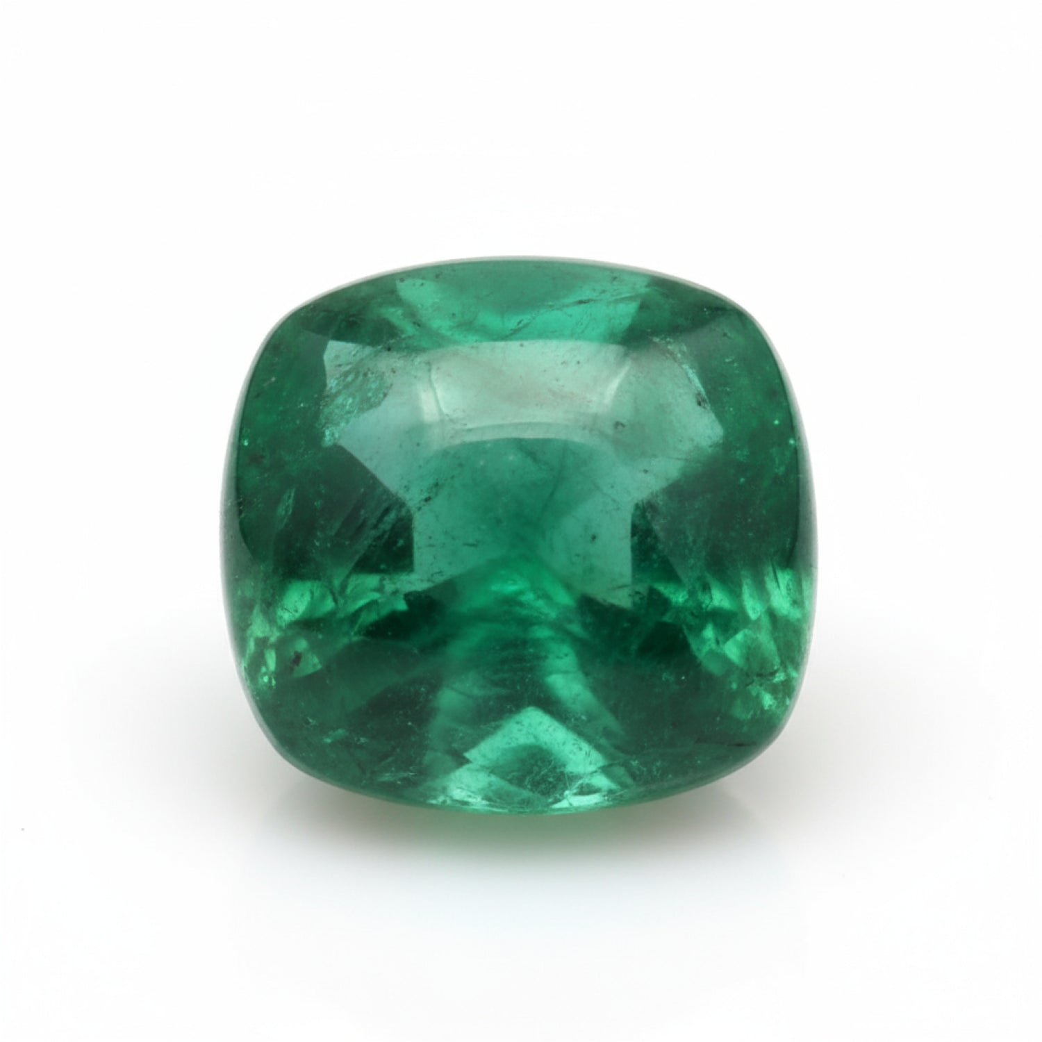 Emerald 10PC Tiny 5x5 MM Cushion Cabochon Green Luster Precious Loose Gems