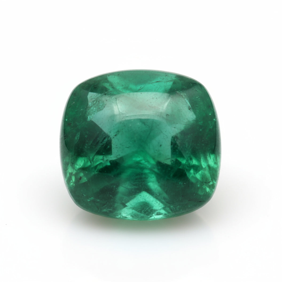 Emerald 10PC Tiny 5x5 MM Cushion Cabochon Green Luster Precious Loose Gems