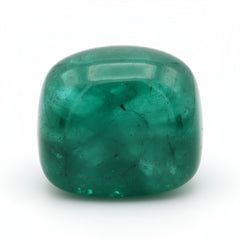 Emerald 1PC Tiny 6x6 MM Cushion Cabochon Green Lustrous Precious Loose Gemstone
