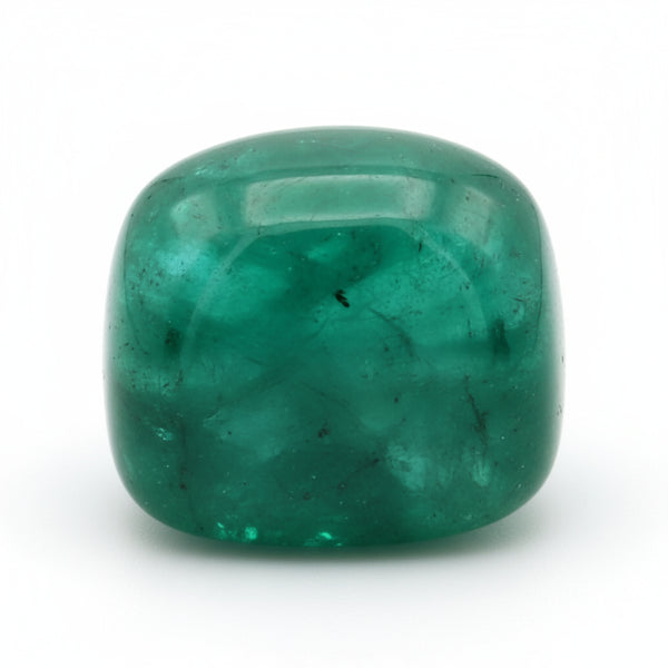 Emerald 1PC Small 7x7 MM Cushion Cabochon Green Shine Precious Loose Gemstones