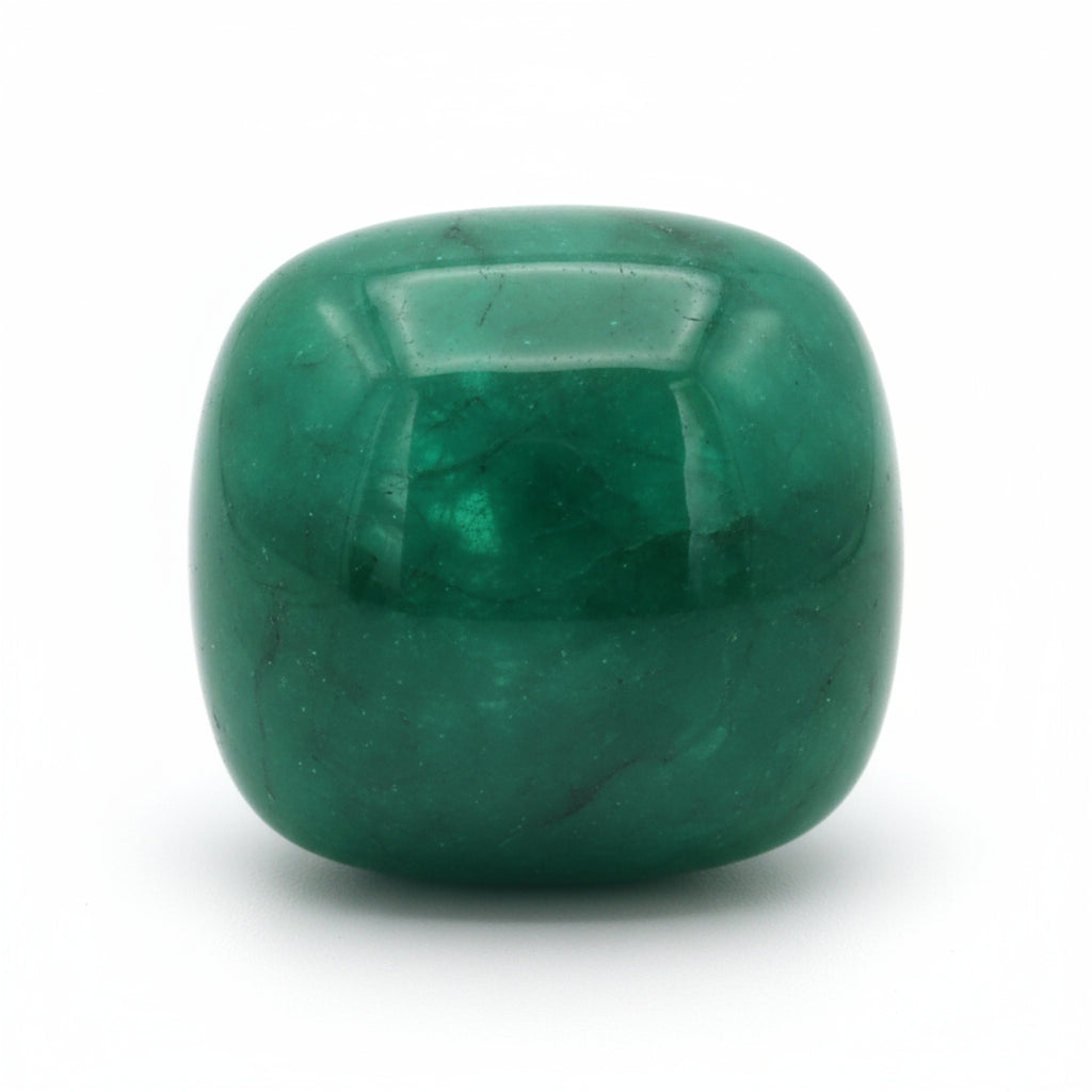Emerald 1PC Small 8x8 MM Cushion Cabochon Green Fine Precious Semi Precious Gemstone