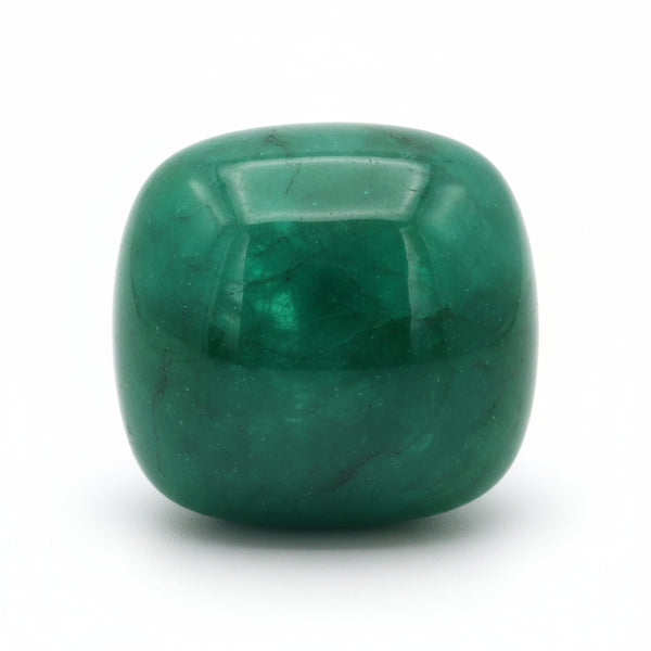 Emerald 1PC Small 8x8 MM Cushion Cabochon Green Fine Precious Semi Precious Gemstone
