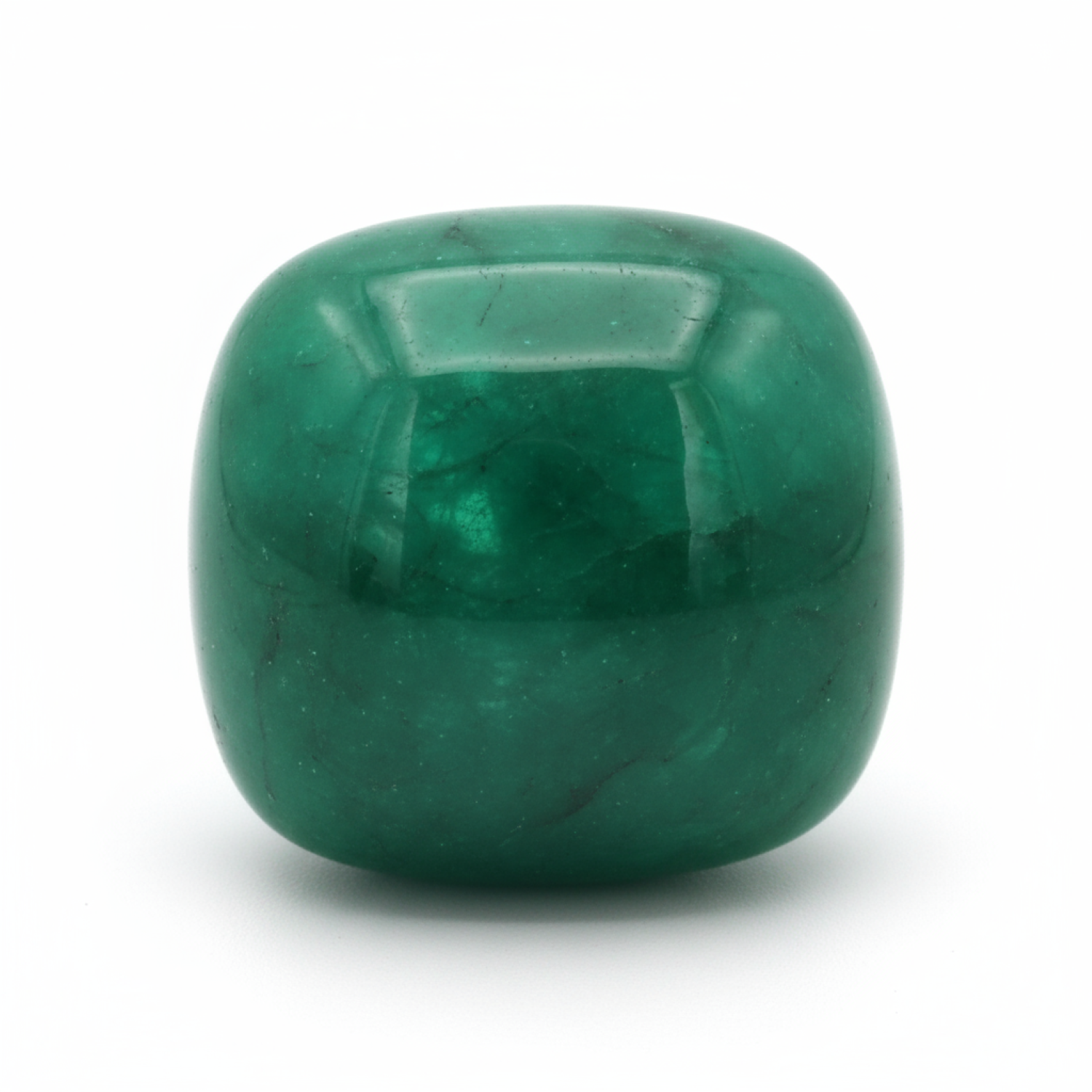 Emerald 1PC Medium 9x9 MM Cushion Cabochon Green High-Quality Precious Precious Gemstone メイン画像