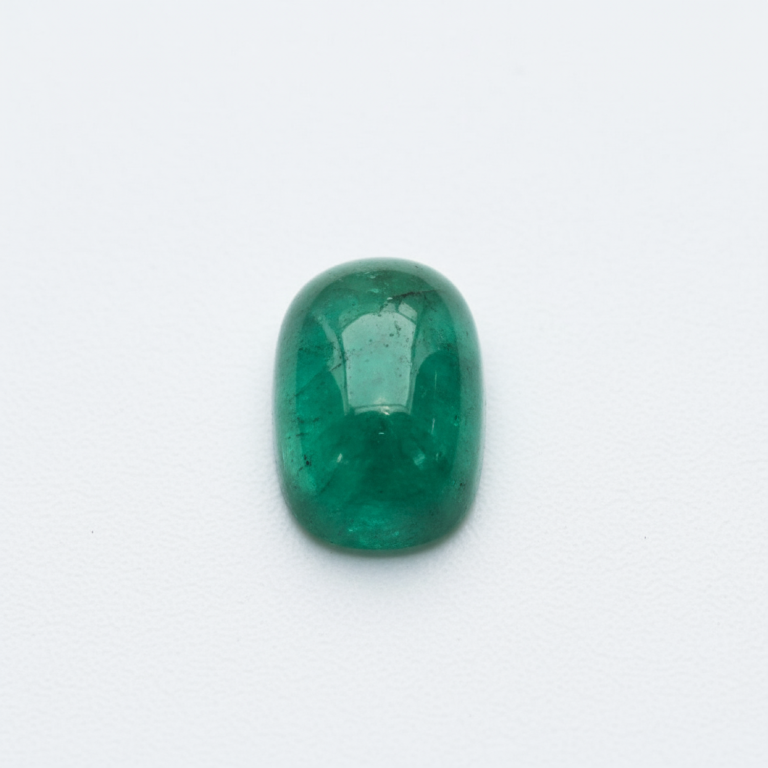 Emerald 10PC Tiny 4x6 MM Emerald Cabochon Green Luster Precious Precious Gemstone Image principale du produit