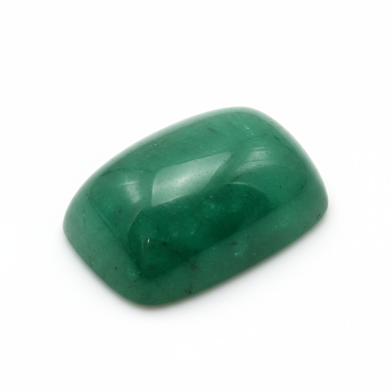 Emerald 1PC Small 6x9 MM Emerald Cabochon Green Fine Precious Loose Gemstone Immagine principale del prodotto
