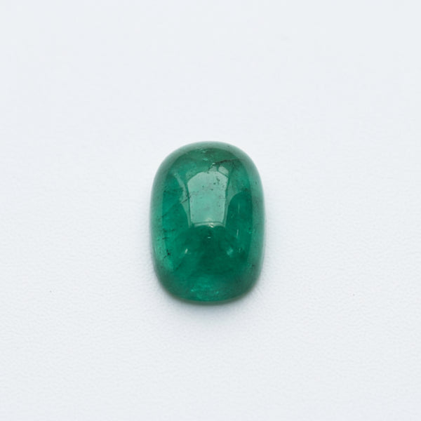Emerald 1PC Medium 7x10 MM Emerald Cabochon Green Natural Precious Semi Precious Gemstone