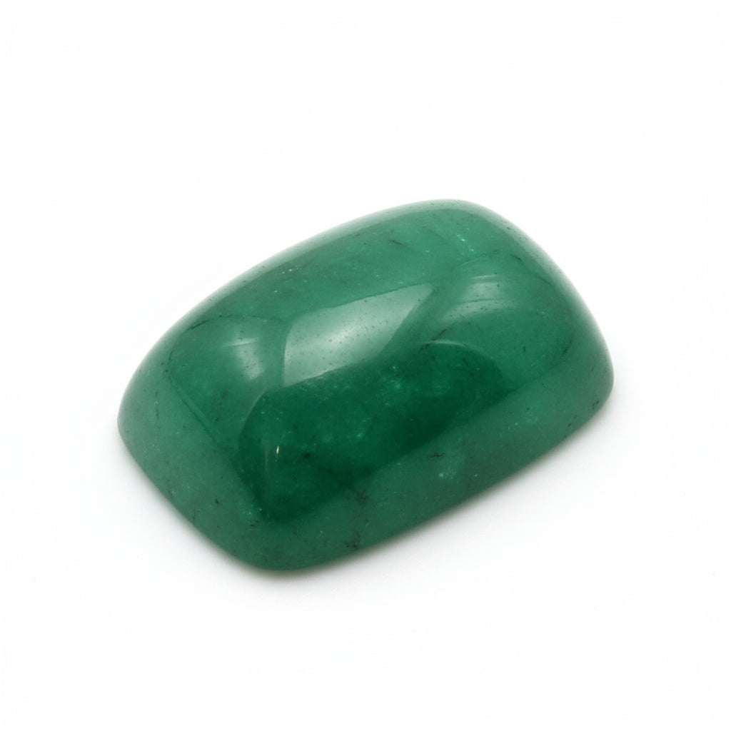 Emerald 1PC Medium 8x10 MM Emerald Cabochon Green Genuine Precious Precious Gemstone