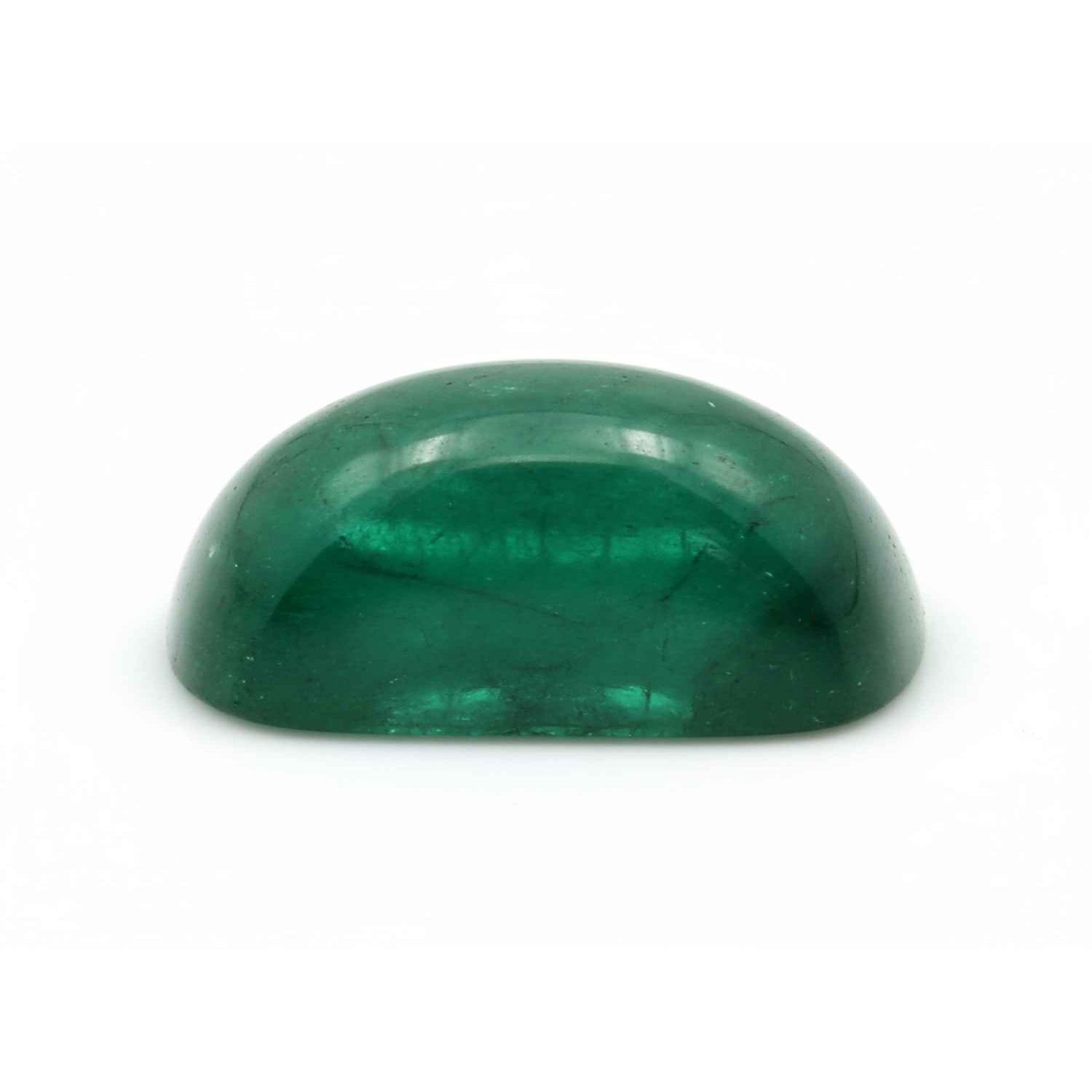 Emerald 1PC Medium 8x10 MM Emerald Cabochon Green Genuine Precious Precious Gemstone