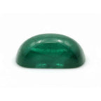 Emerald 1PC Medium 8x10 MM Emerald Cabochon Green Genuine Precious Precious Gemstone