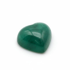 Emerald 10PC Tiny 4x4 MM Heart Cabochon Green Brilliant Precious Loose Gemstones