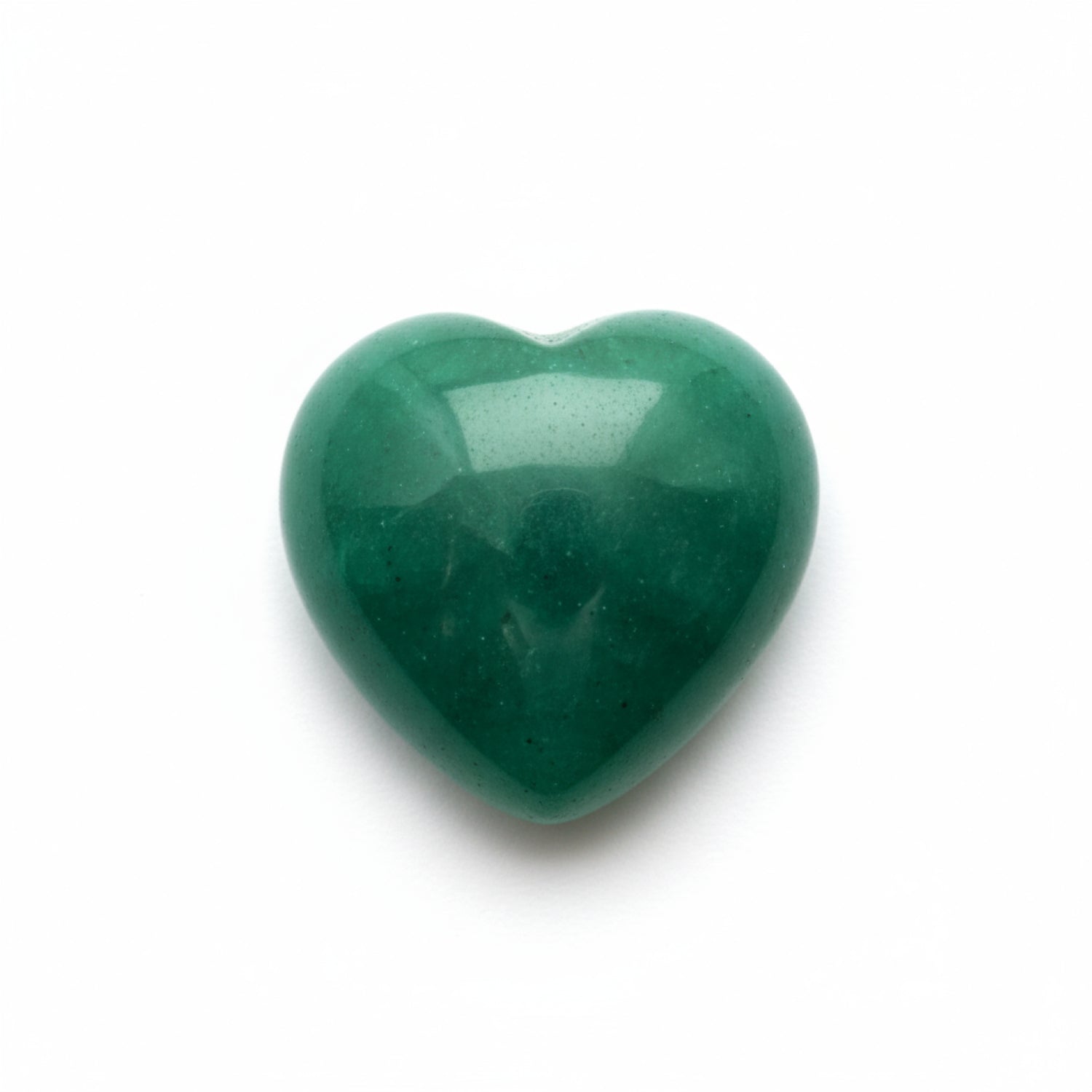 Emerald 1PC Tiny 6x6 MM Heart Cabochon Green Polished Precious Precious Gemstone