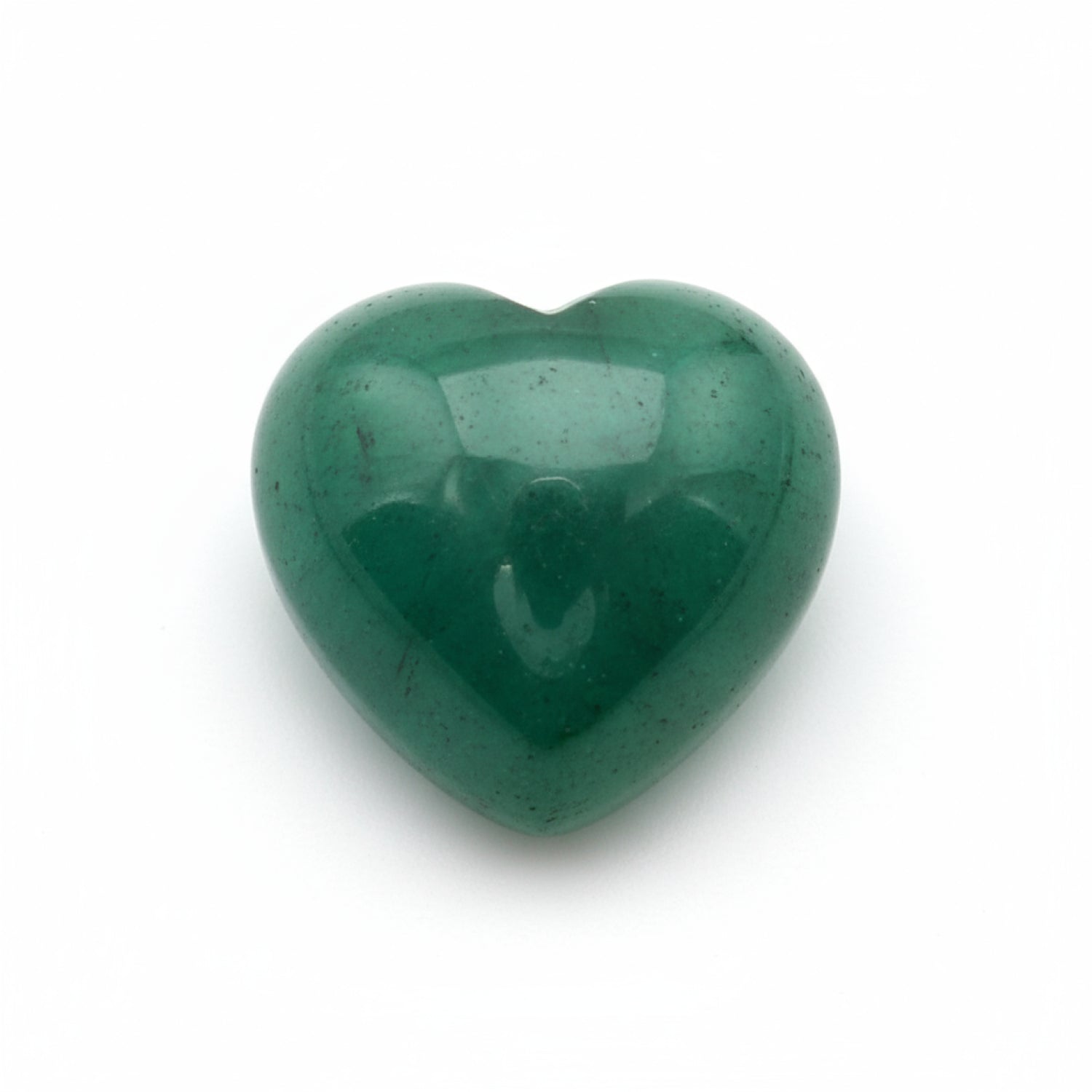 Emerald 1PC Small 7x7 MM Heart Cabochon Green Splendid Precious Gems