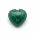 Emerald 1PC Small 7x7 MM Heart Cabochon Green Splendid Precious Gems