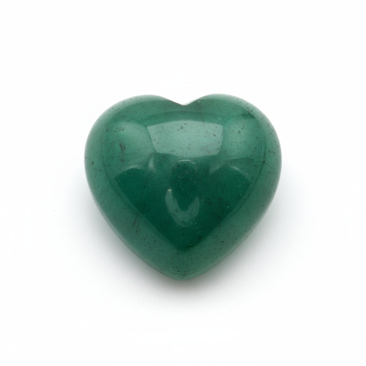 Emerald 1PC Small 7x7 MM Heart Cabochon Green Splendid Precious Gems