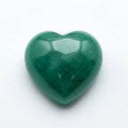 Emerald 1PC Small 7x7 MM Heart Cabochon Green Splendid Precious Gems