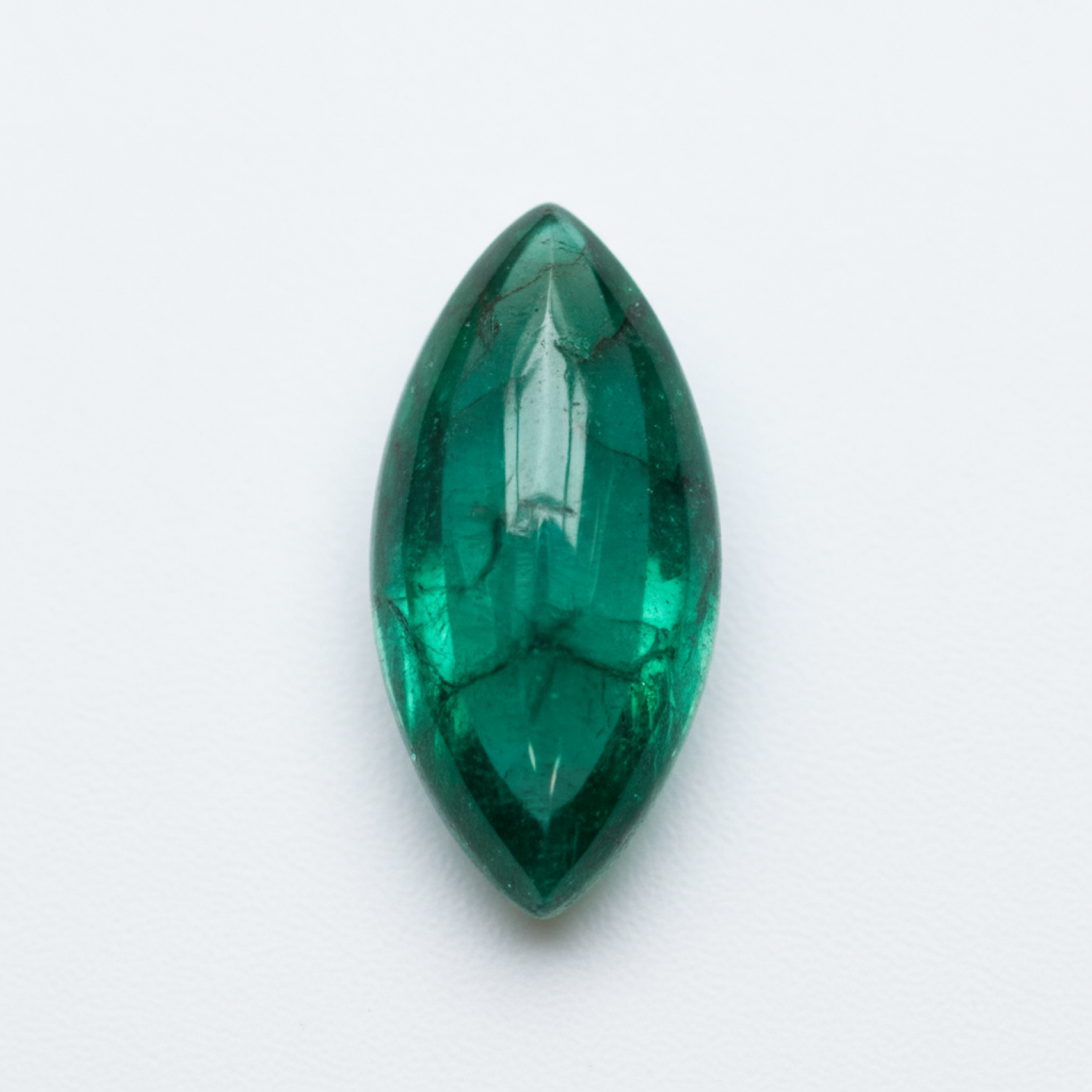 エメラルド 10個入り 小粒 3x6mm マーキスカボション グリーン キラキラ輝く貴重なルースジェムストーン サブ画像