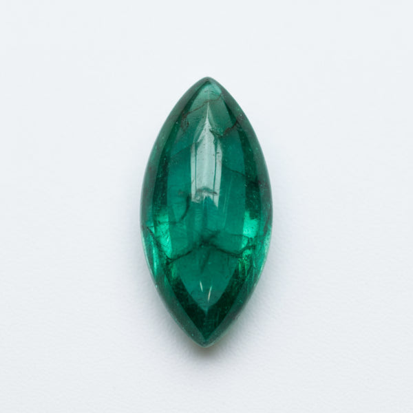 Emerald 10PC Tiny 3x6 MM Marquise  Cabochon Green Sparkling Precious Loose Gemstone