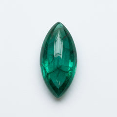 Emerald 10PC Tiny 3x6 MM Marquise  Cabochon Green Sparkling Precious Loose Gemstone